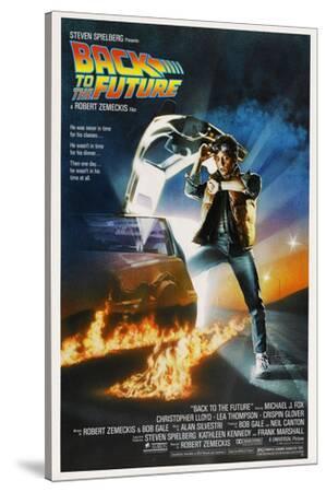 BACK TO THE FUTURE [1985], directed by ROBERT ZEMECKIS. - Canvas Print Wall Art, 36x54