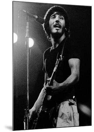 Bruce Springsteen ? Amsterdam 1975 - Wood-Mounted Wall Art Print, 24x33