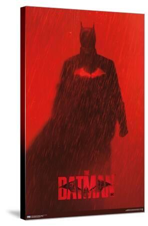 DC Comics Movie The Batman - Batman Teaser One Sheet - Canvas Print Wall Art, 22x34