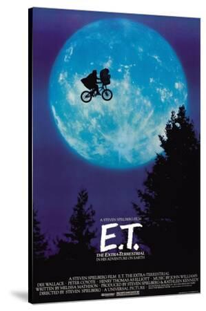 E. T. THE EXTRA-TERRESTRIAL - 1982 - Canvas Print Wall Art, 36x54