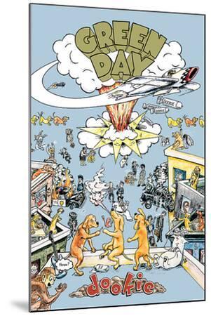 Green Day - Dookie - Wood-Mounted Wall Art Print, 24x36