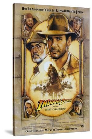 Indiana Jones and the Last Crusade - Canvas Print Wall Art, 36x54