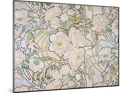 Peonies, 1897 - Wood-Mounted Wall Art Print, 16x12