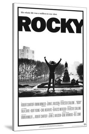Rocky Movie Poster - Canvas Print Wall Art, 36x54
