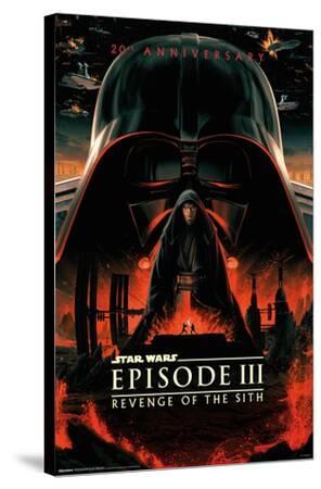 Star Wars: Revenge Of The Sith - 20th Anniversary - Canvas Print Wall Art, 22x34