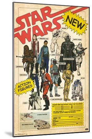 Star Wars: Saga - Ad - Wood-Mounted Wall Art Print, 13x19