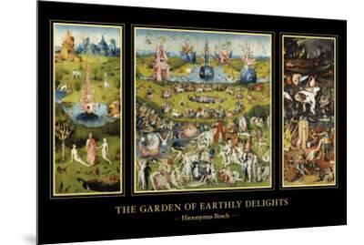 The Garden of Earthly Delights, c.1504 - Wood-Mounted Wall Art Print, 36x24