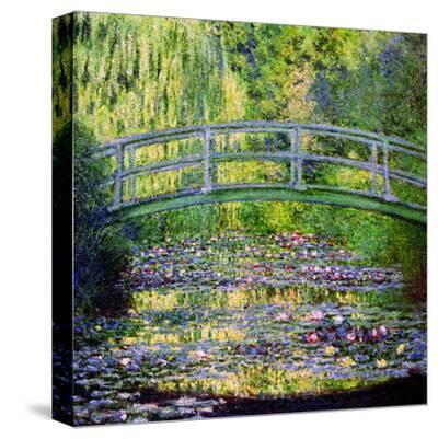 The Waterlily Pond with the Japanese Bridge, 1899 - Canvas Print Wall Art, 12x12