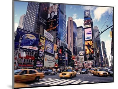 Times Square, New York City, USA - Wood-Mounted Wall Art Print, 12x9