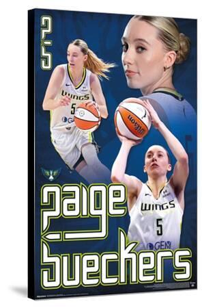 WNBA Dallas Wings - Paige Bueckers 25 - Canvas Print Wall Art, 22x34